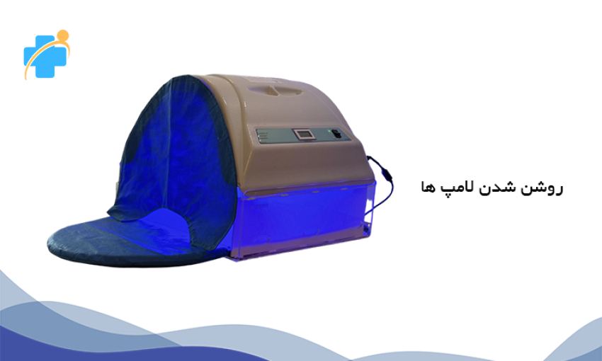 عکس دستگاه زردی نوزاد در منزل ( فتوتراپی )